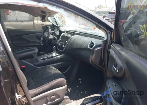 2019 Nissan Murano Sv z USA, uszkodzony, nr VIN 5N1AZ2MJXKN126909